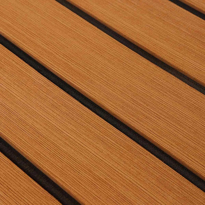 Self-Adhesive EVA Foam Teak Decking – Faux Marine Flooring Boat Floor Mat 600x2400x6mm