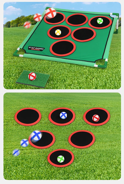 Govllfoz Golf Practice Mat – Warm & Cozy Gaming Blanket for Golf Techniques, Sticky Ball, Tiled or Hanging
