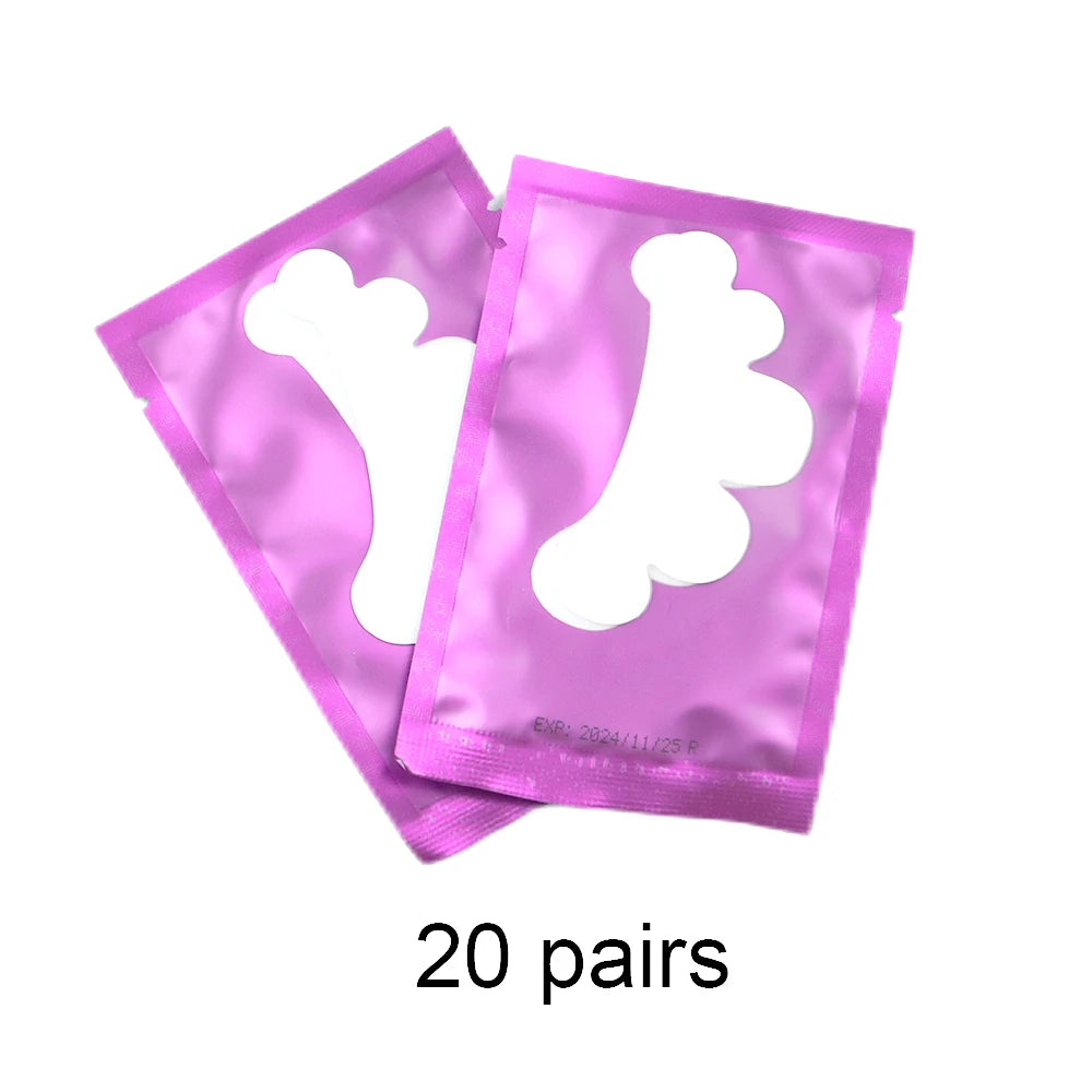 20/50 Pairs Hydrogel Lash Extension Patches | Under Eye Stickers for Grafting & Makeup | Eyelash Extension Tools