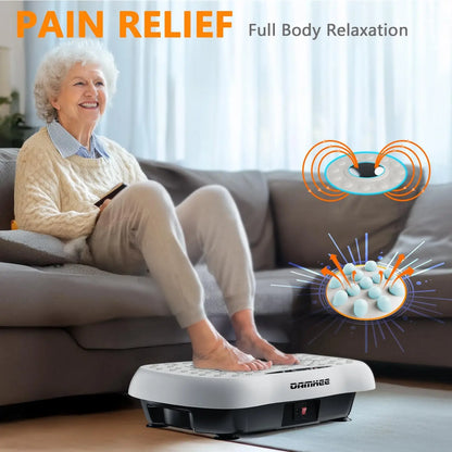 Vibration Plate Exercise Machine — Whole Body Fitness Platform for Lymphatic Drainage & Workout
