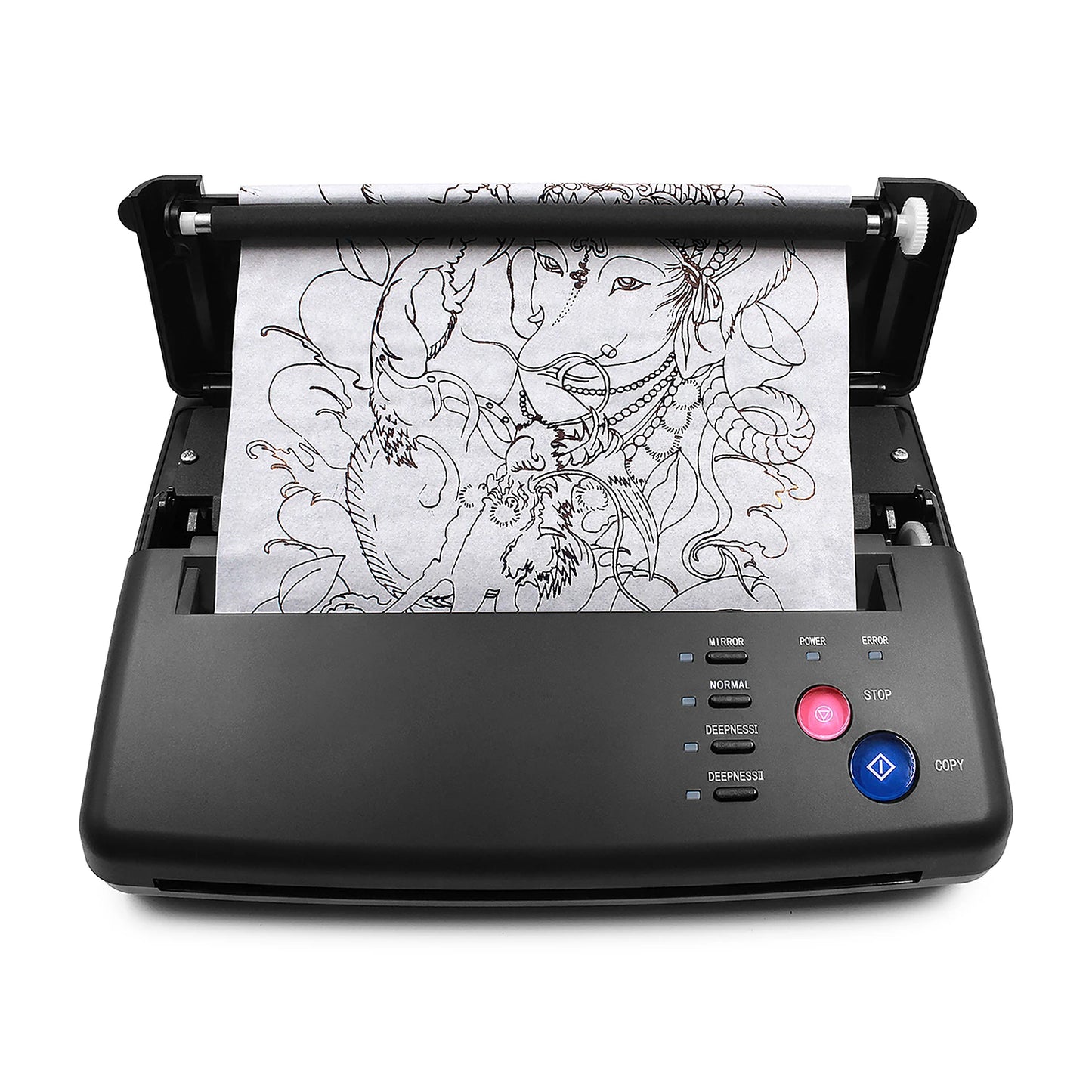 Tattoo Transfer Machine - Stencil Copier Printer, Thermal Drawing Tool for Tattoo Photos & Transfer Paper for Beginners