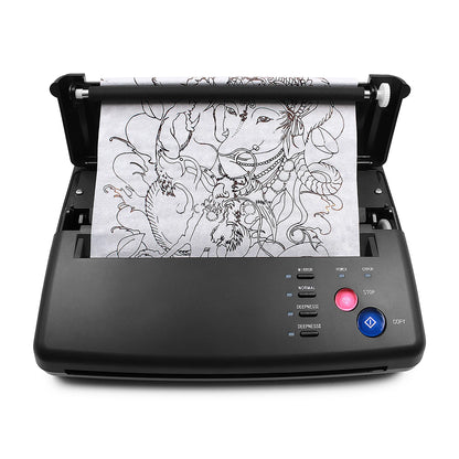 Tattoo Transfer Machine - Stencil Copier Printer, Thermal Drawing Tool for Tattoo Photos & Transfer Paper for Beginners