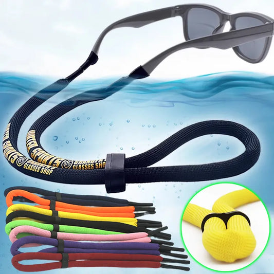 Floating Sunglasses Chain: Unisex Water Sports Anti-Slip Glasses Cord Holder - Secure Eyewear Straps for Goggles & Reading Glasses