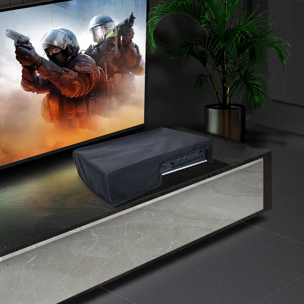 Dust Cover Case for PS5/PS5 Slim Console – Anti-Scratch, Dustproof, Waterproof Protective Shell, Washable Game Accessories