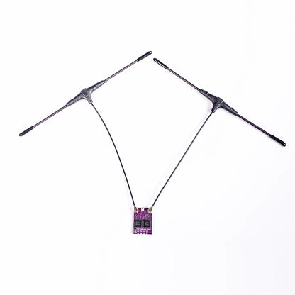 ES900 DUAL RX ELRS Diversity Receiver – 915MHz/868MHz with Built-in TCXO for RC Airplane & FPV Long Range Drone