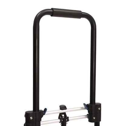 Folding Hand Truck & Dolly — Adjustable Height Aluminum Portable Cart with Anti-Slip Wheels, 264lb Capacity
