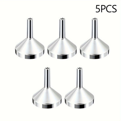 1/3/5PCS Mini Refillable Perfume Bottle Funnels — Travel Perfume Bottles with Bottom Fill Dispenser