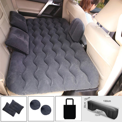 Universal Car Air Inflatable Travel Mattress – Back Seat Sofa Pillow & Camping Cushion