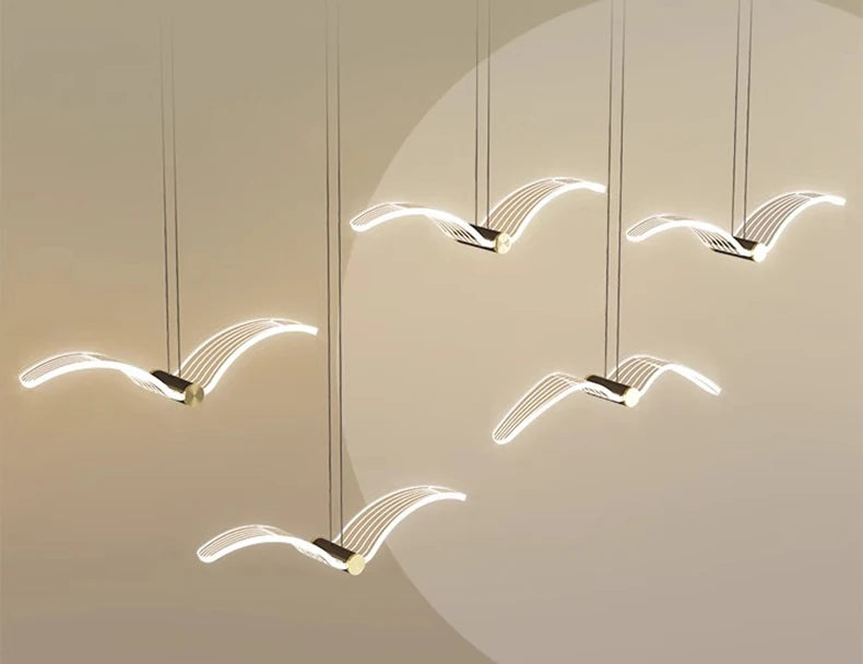 Modern LED Pendant Light – Home Decor Chandeliers for Living Room & Dining Room Indoor Hanging Lighting