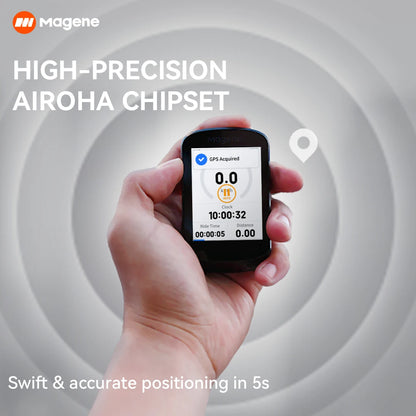 Magene C506 SE GPS Bike Computer - Navigation, WiFi, Bluetooth, Cycle Speedometer, Digital Stopwatch, 2.4 Odometer, Indoor Cycling