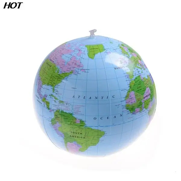 30-40CM Inflatable Earth Globe – Early Educational Geography Map Ballo ...