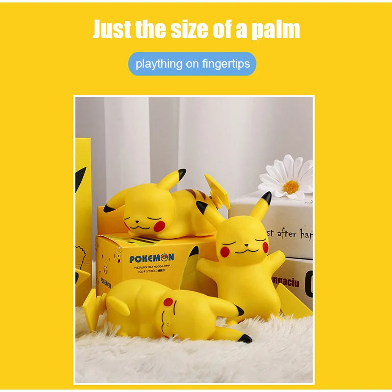 Pokemon Pikachu Night Light – Glowing Bedside Lamp & Cute Toy for Kids’ Birthday or Christmas Gift