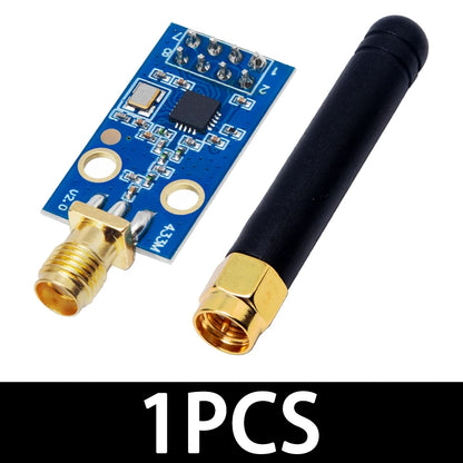 CC1101 Wireless Module - 10mW, 433MHZ/868MHZ, Long Distance Transmission 300-1000M with SMA Antenna, Wireless Transceiver