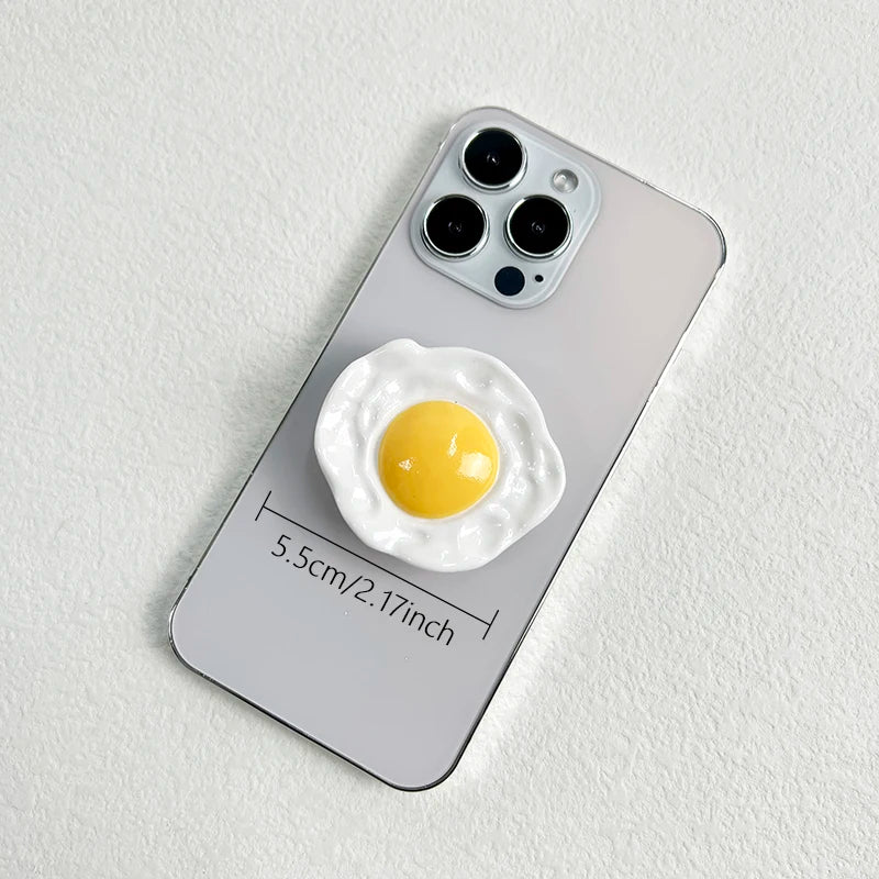 Creative Egg Phone Holder – Foldable Socket Grip & Expanding Stand for iPhone, Samsung, Mac, Magsafe