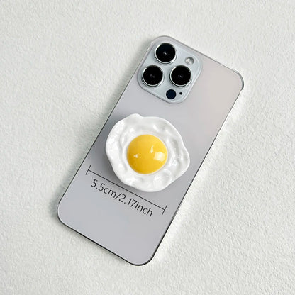 Creative Egg Phone Holder – Foldable Socket Grip & Expanding Stand for iPhone, Samsung, Mac, Magsafe