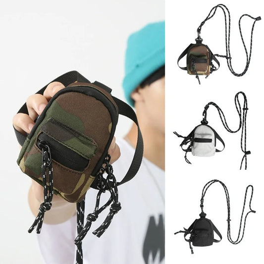 Mini Pendant Bag Key Headset Card Storage Bag - Men's Travel Backpack, Small Chest Bag, Handbag Wallet for Women