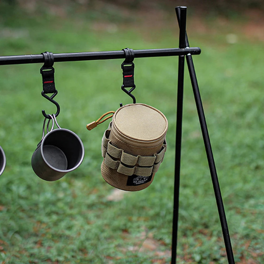 1 or 2pcs Lightweight Camping Storage Bags – Large & Small Accessory Organizers with Handles & Hanging Holes