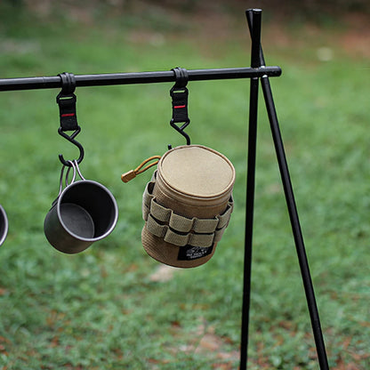 1 or 2pcs Lightweight Camping Storage Bags – Large & Small Accessory Organizers with Handles & Hanging Holes