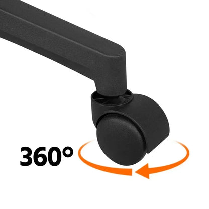 Adjustable Mid Back Mesh Office Chair with Armrests – Black Swivel Computer & Gaming Chair