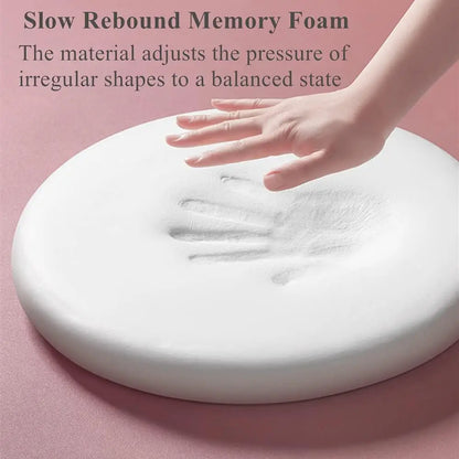 Memory Foam Seat Cushion – Anti-Slip Soft Round Pad for Floor, Office Chair, Bar Stool, Available in 30/35/40cm