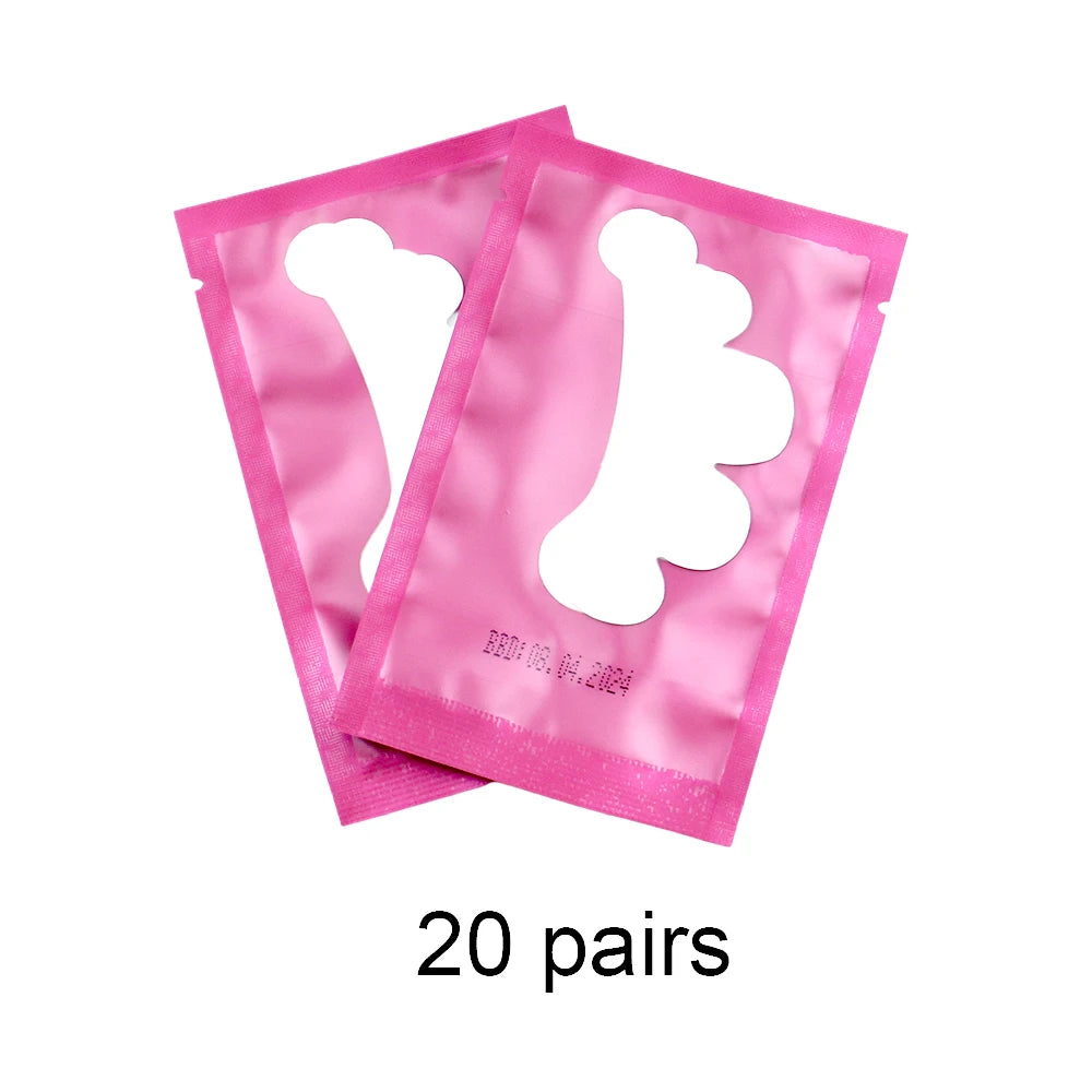 20/50 Pairs Hydrogel Lash Extension Patches | Under Eye Stickers for Grafting & Makeup | Eyelash Extension Tools