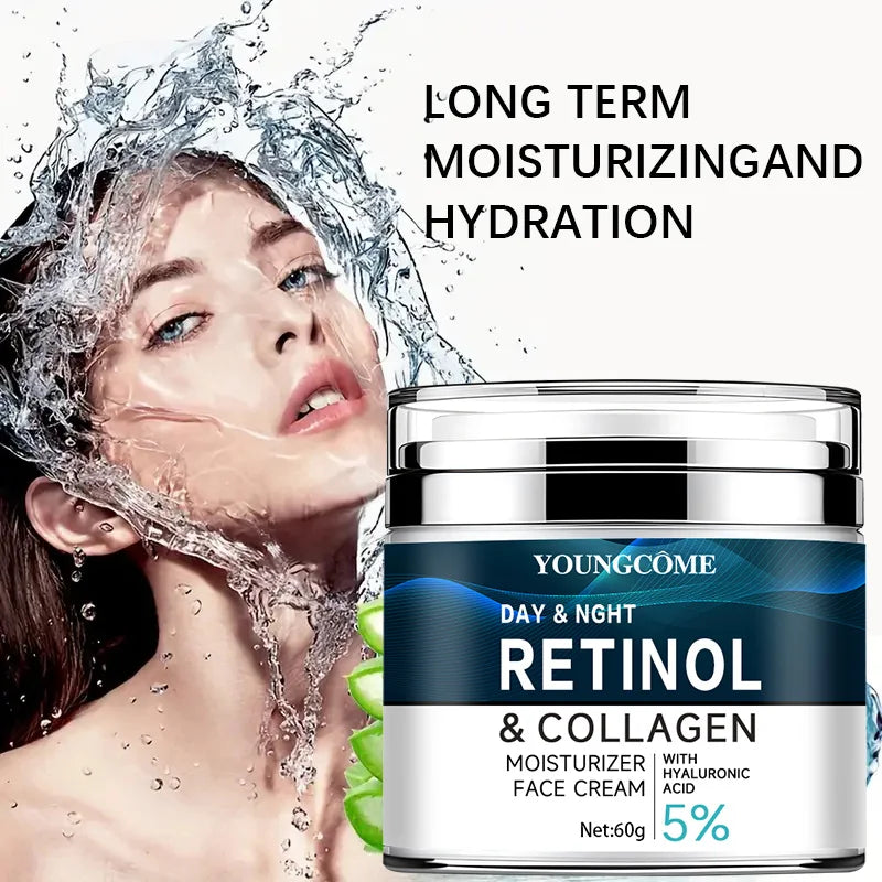 Vitamin C+E Retinol Collagen Cream – Moisturizing, Firming & Whitening Skin Repair Cream