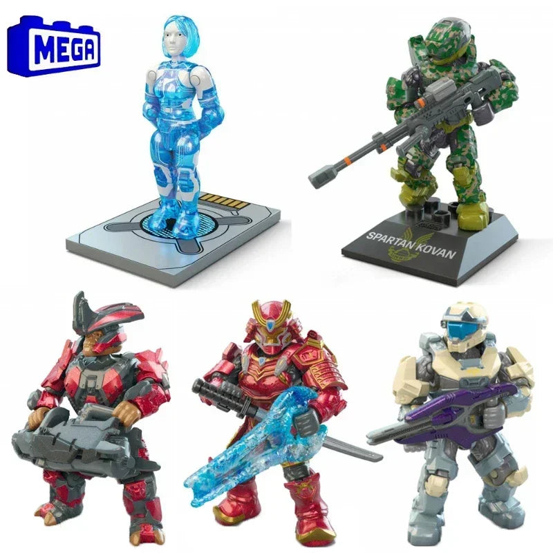 Megas Halos Construx Infinites Heroes Series – 17 Spartan Yoroi Kovan Agryna Action Figures & Collectibles