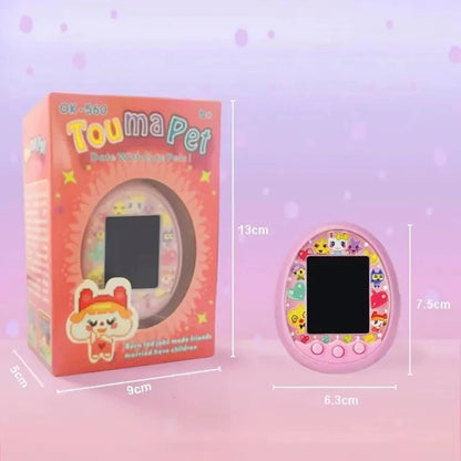 Tamagotchi Color Screen Electronic Virtual Pet - Interactive Pocket Game for Kids and Girls