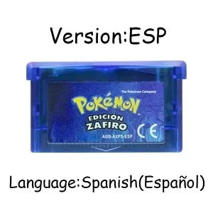 GBA Pokémon 32-Bit Game Cartridges – Emerald, FireRed, LeafGreen, Ruby & Sapphire, Multi-Language