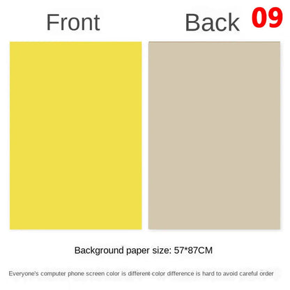 Photography Backdrops 57x87cm – Double-Sided Solid Color Photo Background for Studio, Newborn & Product Photography