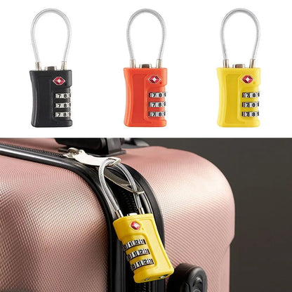 New TSA Customs Code Lock: Travel Luggage Password Changeable Padlock - Contrast Color Design for Enhanced Security