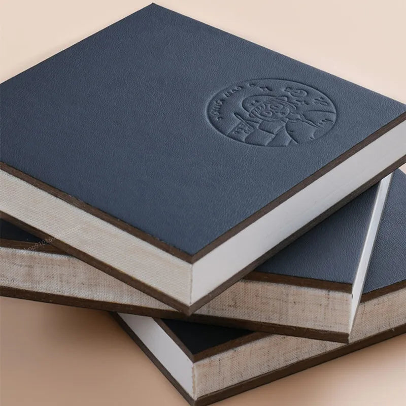 Travel Watercolor Book - 300g Mini Portable Sketch Book with Medium Thick Texture, PU Cover for Art Students and Painting Supplies