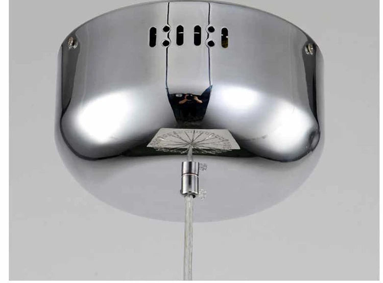 Italy Designer Spark Ball LED Chandelier – Stainless Steel Firework Pendant Lamp with Remote for Loft Living Room Decor