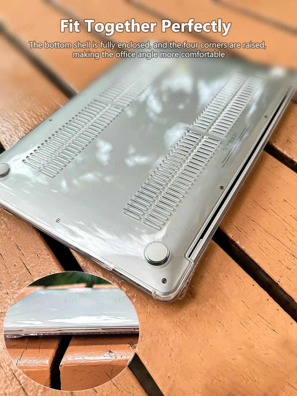 MacBook Air 13 Case - Compatible with MacBook Air M1, M2 (2023), Air 15, Pro 14 M3 (2023), and Pro 16 Cover - Laptop Accessories