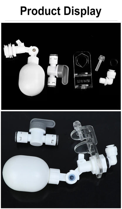 Auto Aquarium Water Changer Kit — Float Ball Valve Water Filler & Level Controller 1/4 Inch