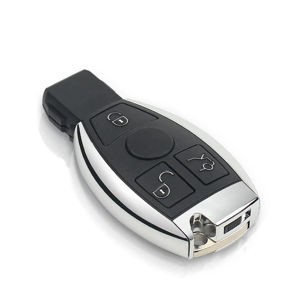 KEYYOU Smart Car Key – Remote Fob for Mercedes Benz A/B/S/E Class, BGA & NEC Chip, 315/433.92MHz, 2/3 Buttons