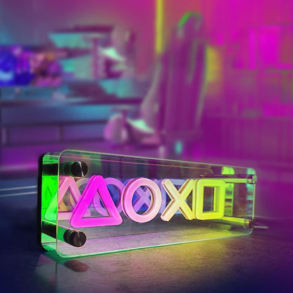 Neon 3D LED Table Lamp – Colorful Thousand Layer Mirror Light for E-Sports, Bedroom, Birthday & Party Decor