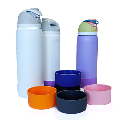 Silicone Water Bottle Boot – Anti-Slip Bottom Protector for Owala 32oz Flask Water Bottle