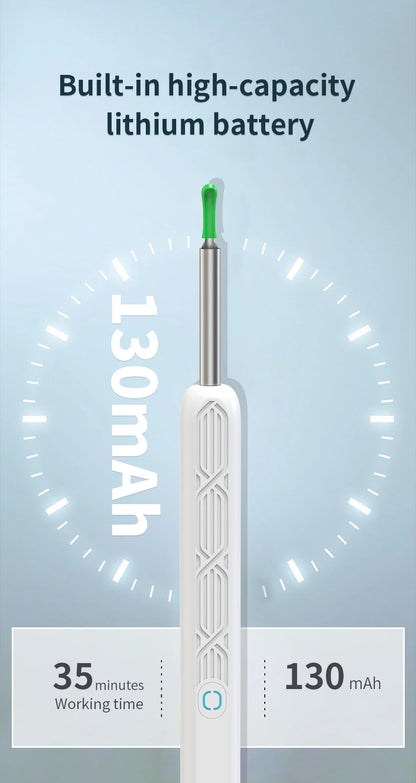 2025 Wireless Smart Earpick – HD Camera Ear Wax Cleaner with 6 LED Lights for iOS & Android
