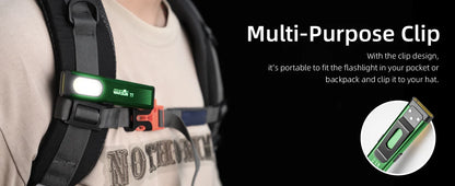 Warsun T7 LED Keychain Flashlight – 650Lm Mini Portable Torch with Magnet