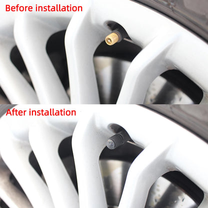 10/20/50/100PCS Universal Tire Valve Stem Caps – Dustproof Rim Covers for Motorcycle, Bicycle & Car