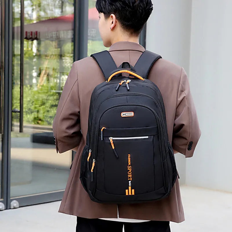 2024 Large Capacity Oxford Cloth Backpack - Fashionable Leisure and Travel Bag, College Students and Business Laptop Backpack