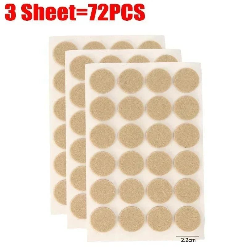 Self-Adhesive Felt Chair Leg Pads – Non-Slip Furniture Protectors for Hardwood Floors, Anti-Scratch Table & Chair Bottom Covers