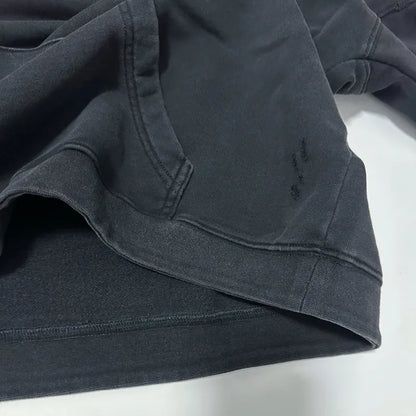 2025SS Ripped E.R.D. Hoodie – Men & Women Slogan Print Short Wide Sweatshirt