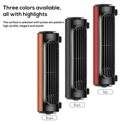 Vissko Portable Car Seat Fan – USB-Powered Headrest Cooling Air Fan with Adjustable Strap for Front & Rear Seats