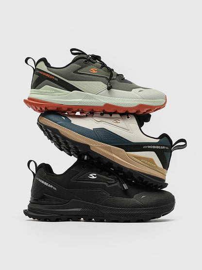 HOBIBEAR Hiking Shoes for Men & Women – Elastic Band, Non-Slip, Comfortable Outdoor Walking & Running Sneakers