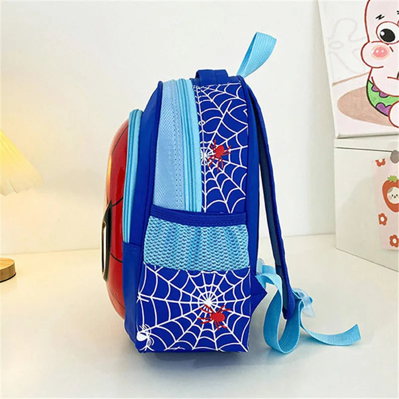 Marvel Spider-Man Children's Shoulder Bag - 3D Cartoon School Backpack for Kids - Travel Bag and Gift for Kindergarten
