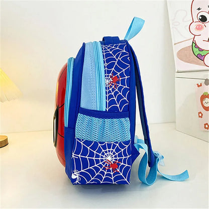 Marvel Spider-Man Children's Shoulder Bag - 3D Cartoon School Backpack for Kids - Travel Bag and Gift for Kindergarten