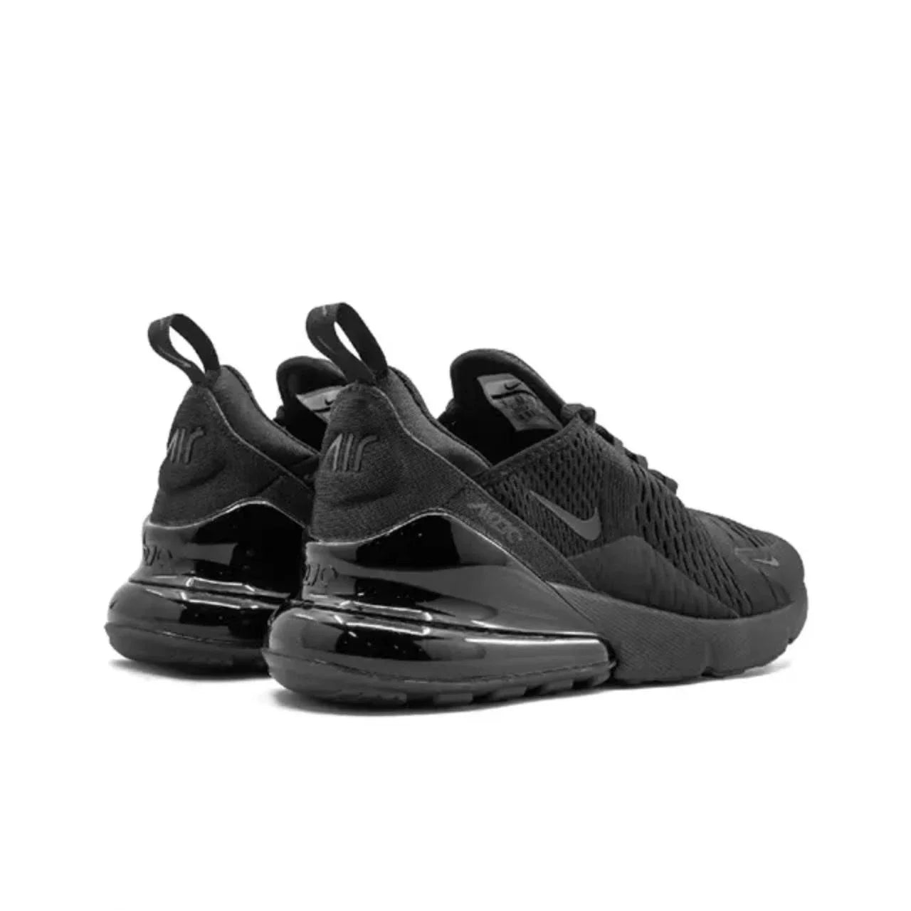 Nike Air Max 270 Running Shoes – Mesh, Shock Absorption, Non-Slip, Abrasion Resistant, Unisex Black & White Low Top