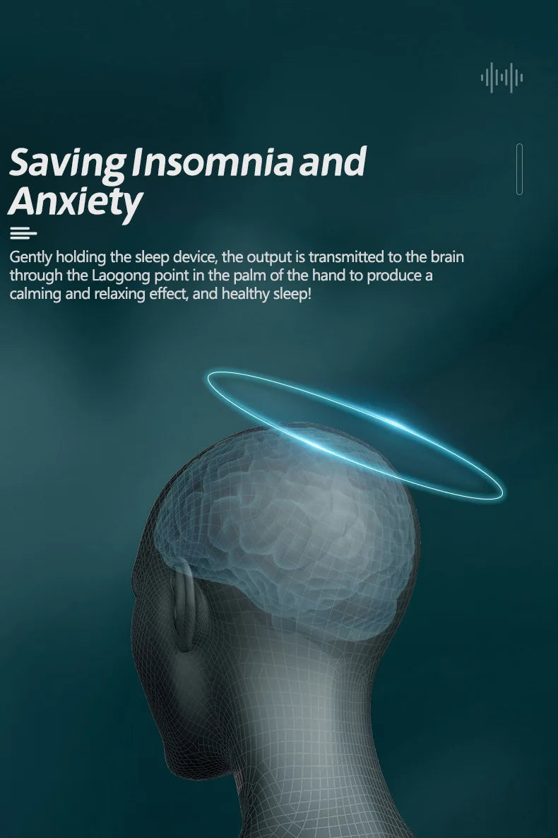 Sleep Aid & Brain Massager – Relieve Headache, Anxiety, Improve Focus and Deep Sleep